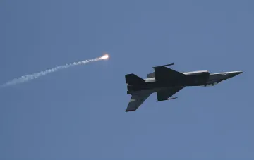 Polnische Kampfjets in der Luft