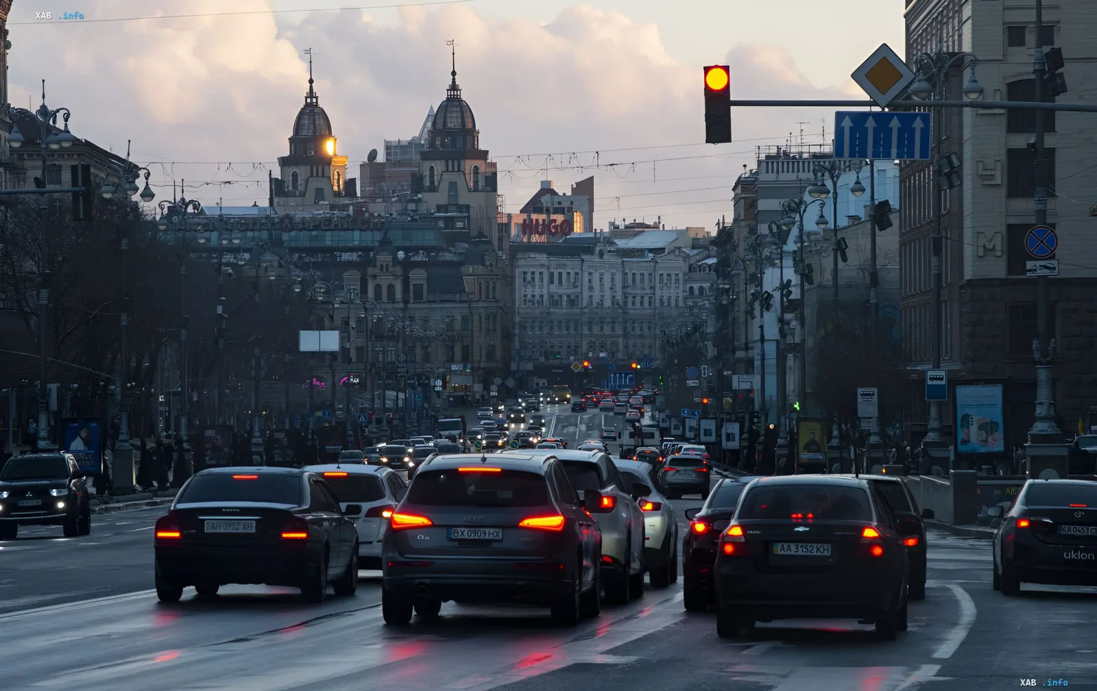 Traffic in Kyiv during transport restrictions
