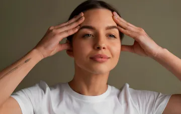 Woman doing fitness to maintain health and slow down aging