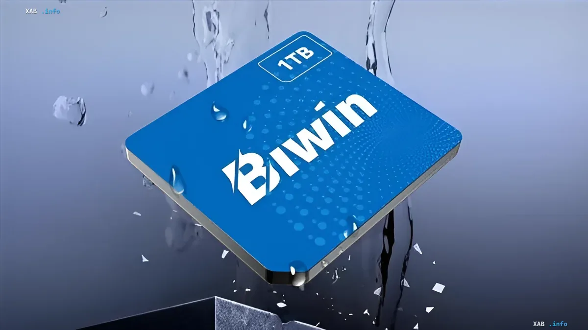Biwin CL100 Mini solid-state drive weighing 1 gram
