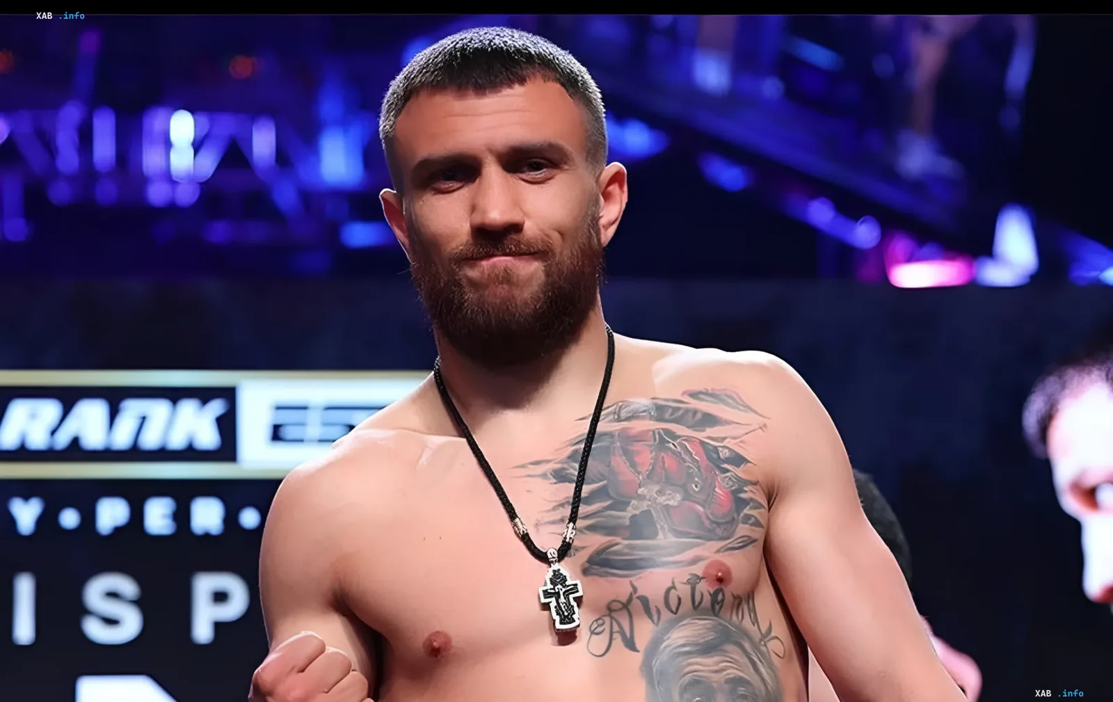 Василий Ломаченко во время тренировки перед возвращением на ринг
