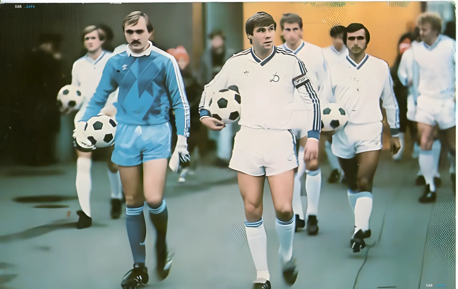 Anatolij Demjanenko als Teil von Dynamo Kiew im Jahr 1986