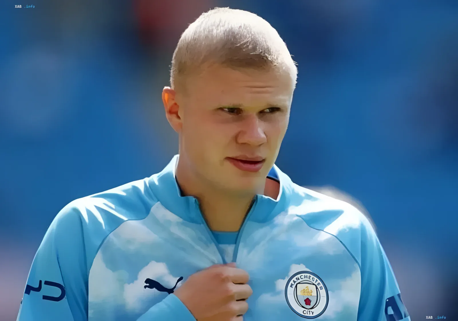 Erling Haaland im Trikot von Manchester City