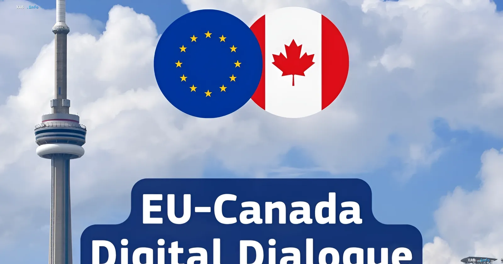 EU and Canada flags during strategic negotiations
