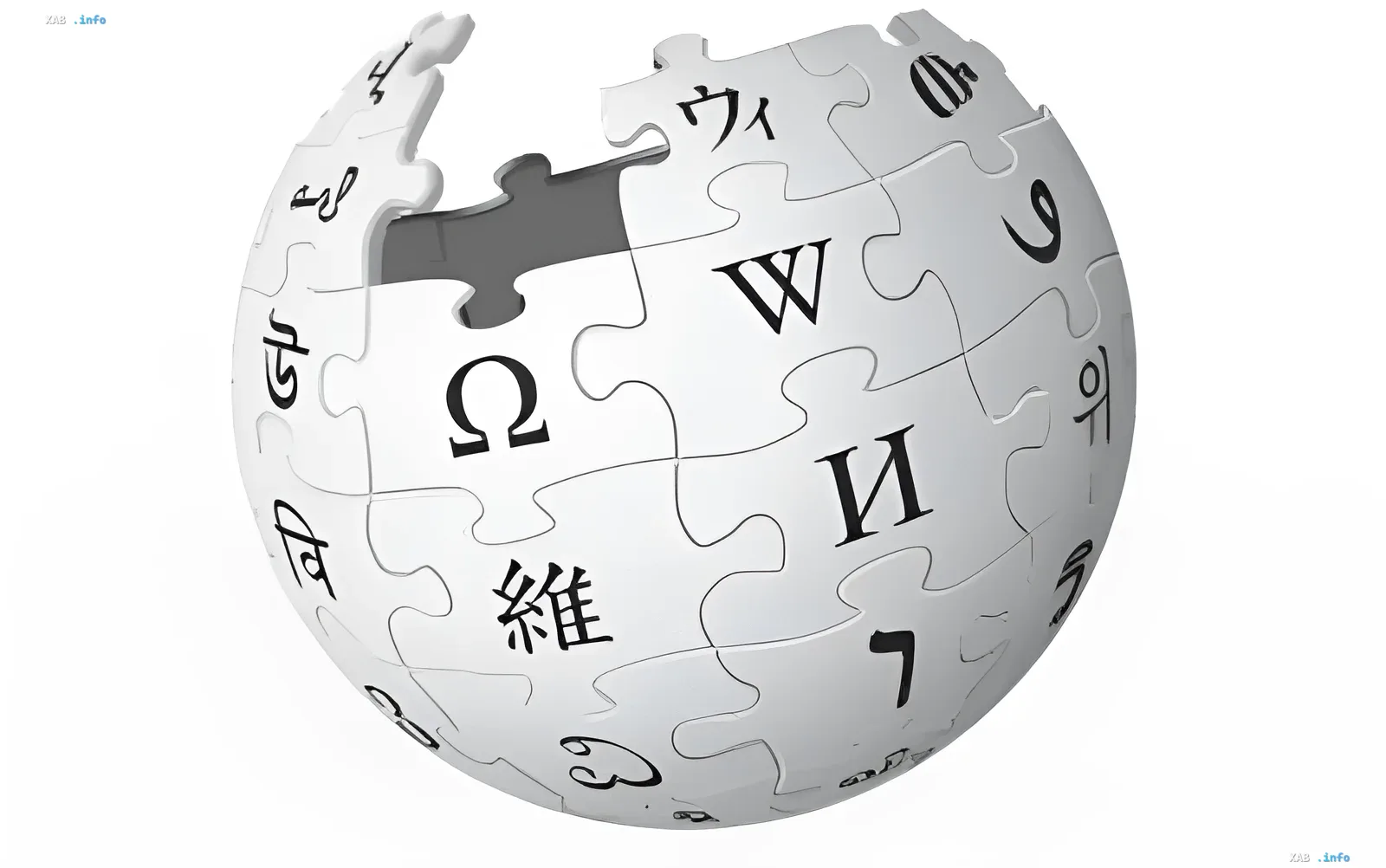 Wikipedia logo and interface on a smartphone and laptop screen next to AI servers