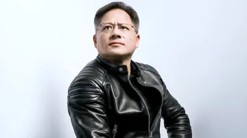 Nvidia-CEO Jensen Huang spricht bei einer Präsentationsveranstaltung