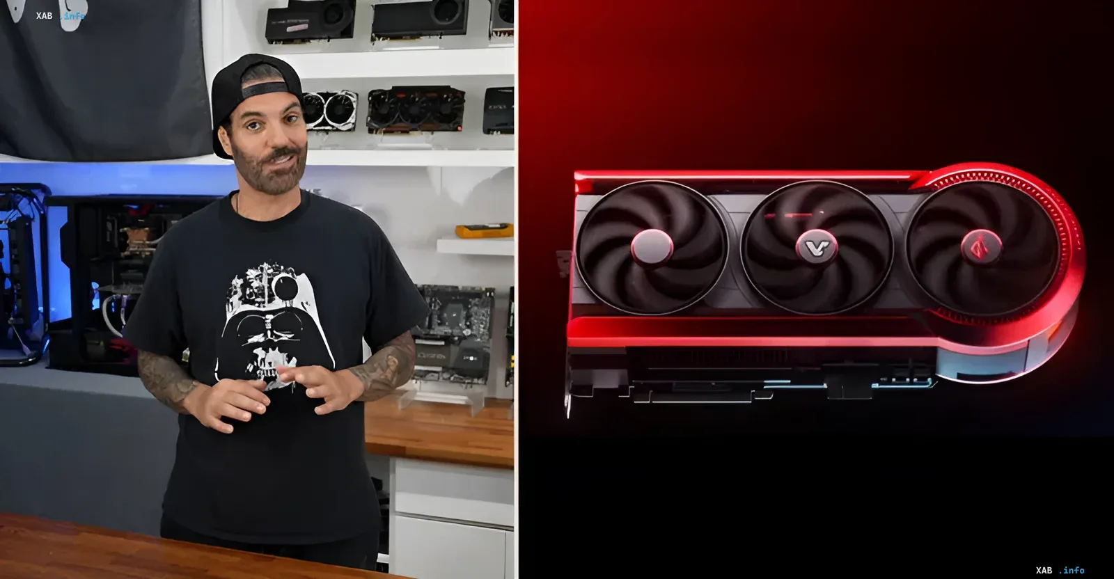 Overclocker Vince Kingpin Lucido at a test bench setup