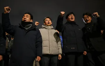 Massive protests in Seoul against the South Korean president