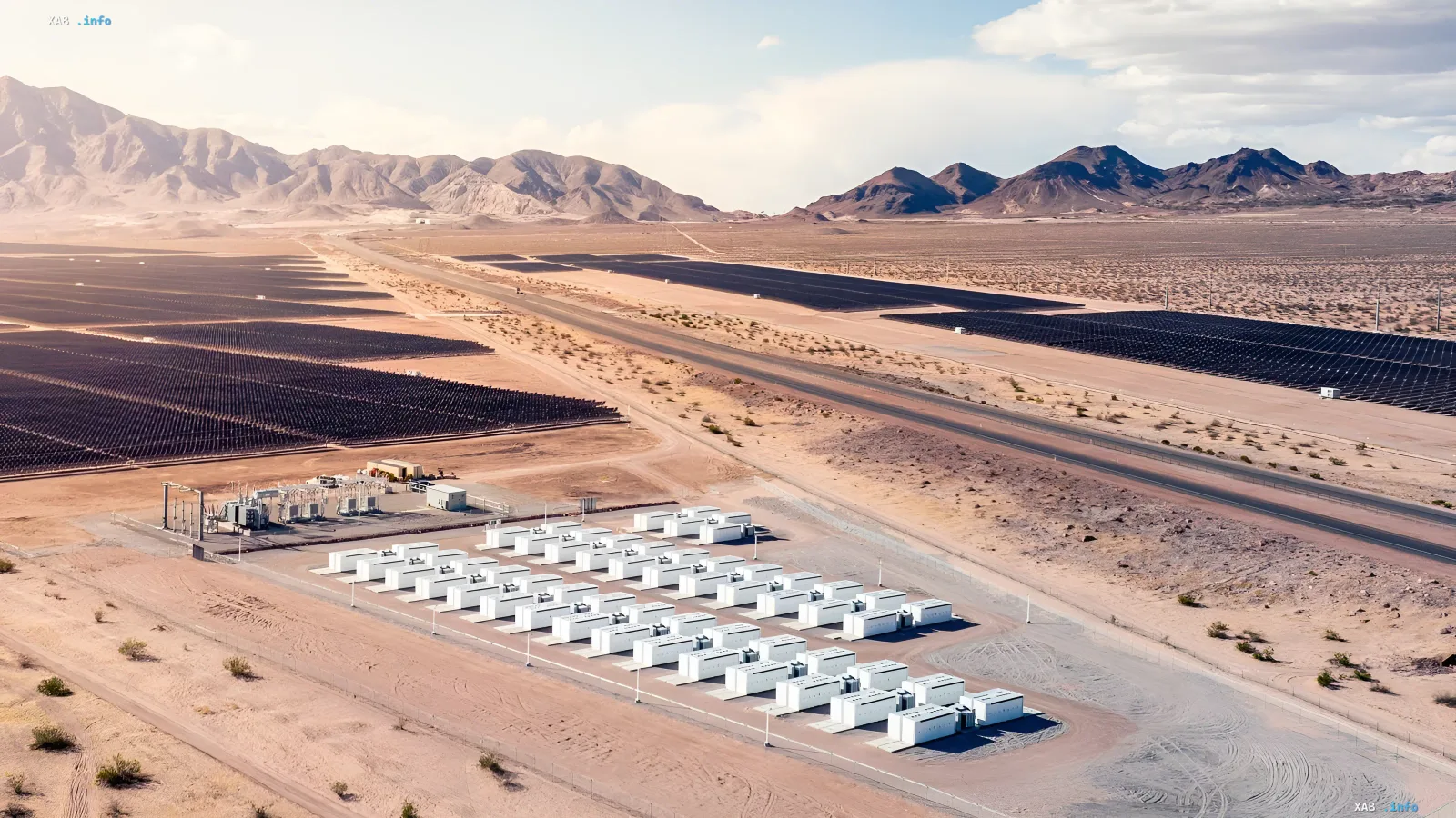 Системи накопичення енергії Tesla Megapack на промисловій станції