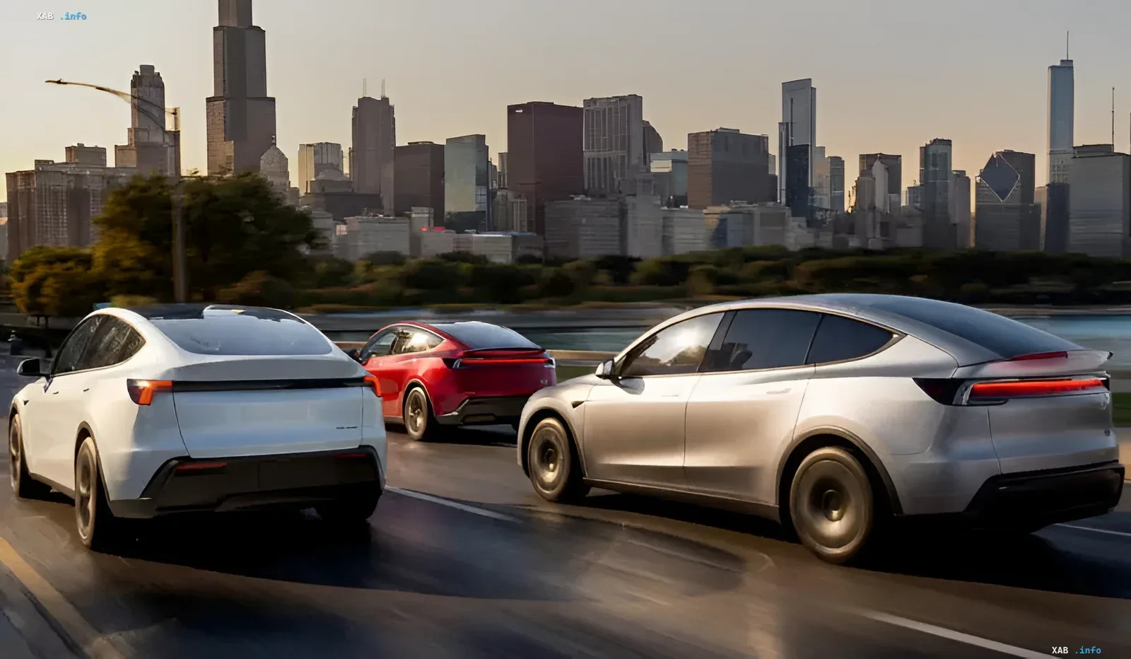 Електромобілі Tesla на заводі компанії під час перевірки