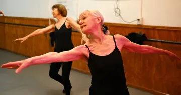 Elderly people participating in activities reflecting global life expectancy trends