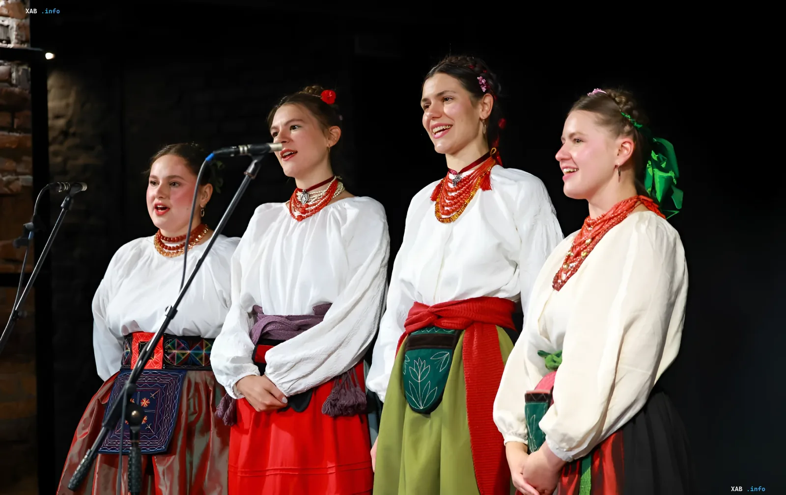 DakhaBrakha performing in an underground parking lot during GOGOLFEST in Zaporizhzhia