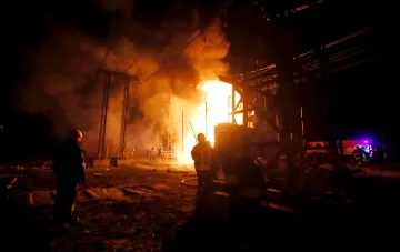 Aftermath of strikes on Ukraine's energy infrastructure