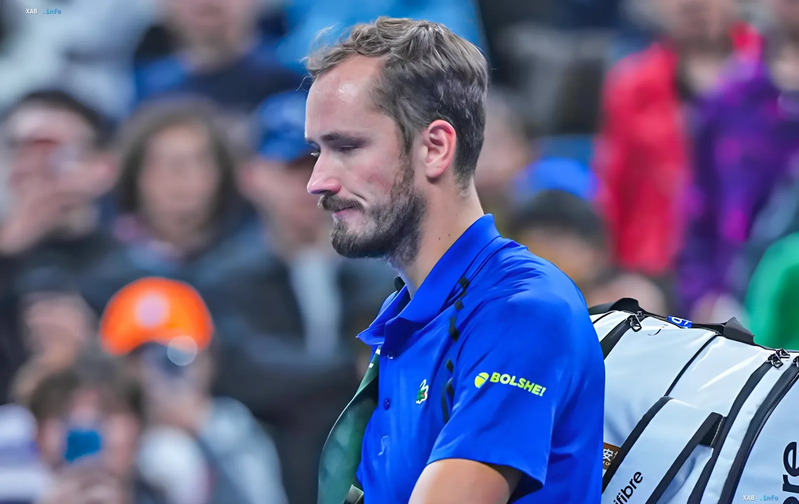 Daniil Medvedev at a tennis match in Beijing