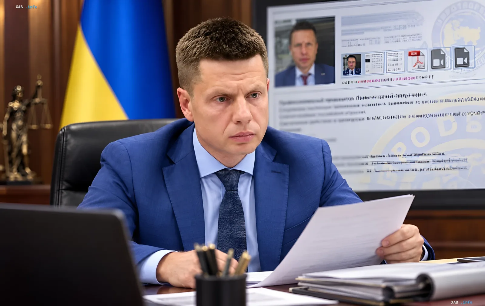 Parlamentsabgeordneter Oleksii Goncharenko während einer Sitzung der Werchowna Rada