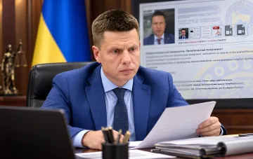 Parlamentsabgeordneter Oleksii Goncharenko während einer Sitzung der Werchowna Rada