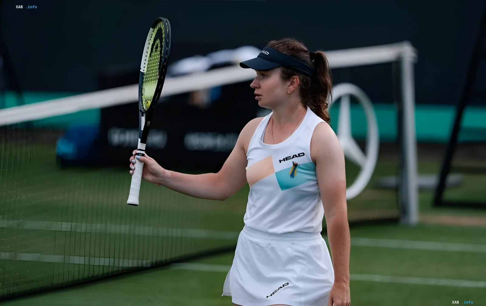 Daria Snigur at the WTA tournament in Beijing
