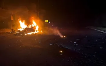 Folgen des Angriffs auf die Dnjepr-Brücke in Saporischschja