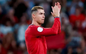 Cristiano Ronaldo in the Portugal national team kit