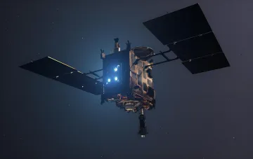 Японский космический зонд Hayabusa2 в открытом космосе