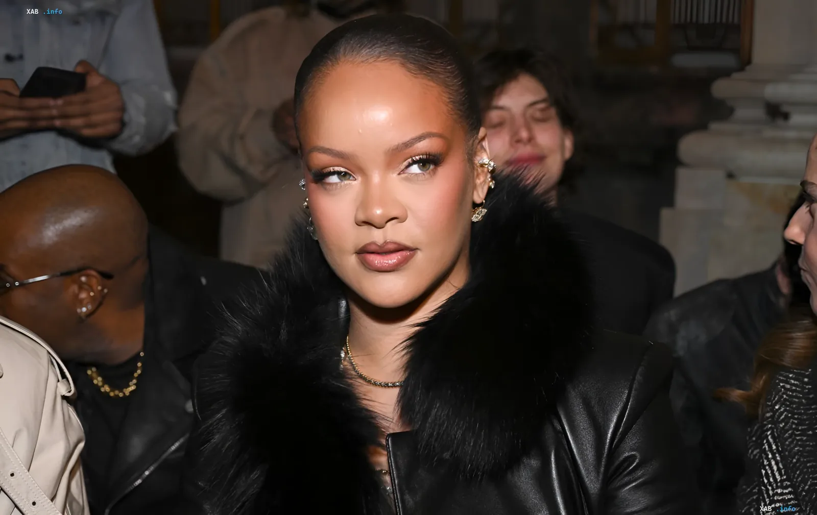 Singer Rihanna during a Fenty Beauty stream hinting at the scale of her archive