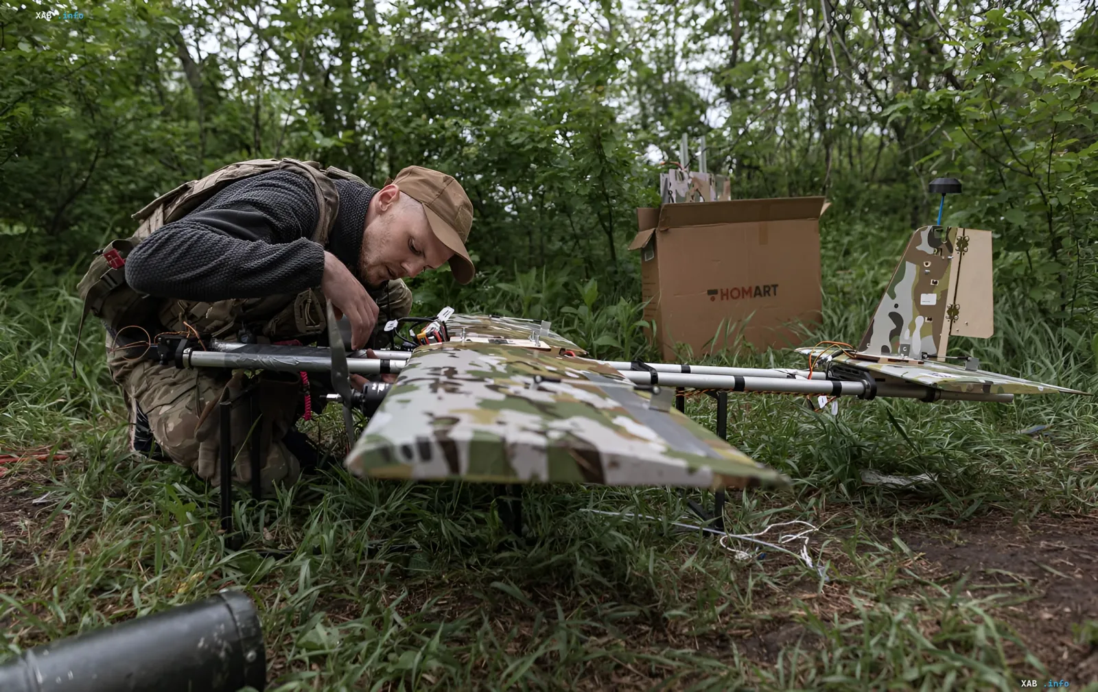 Strike by the Defense Forces of Ukraine on military facilities and a drone repeater in the Black Sea