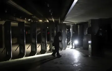 Stoppage of trains in the Kyiv metro due to voltage drop
