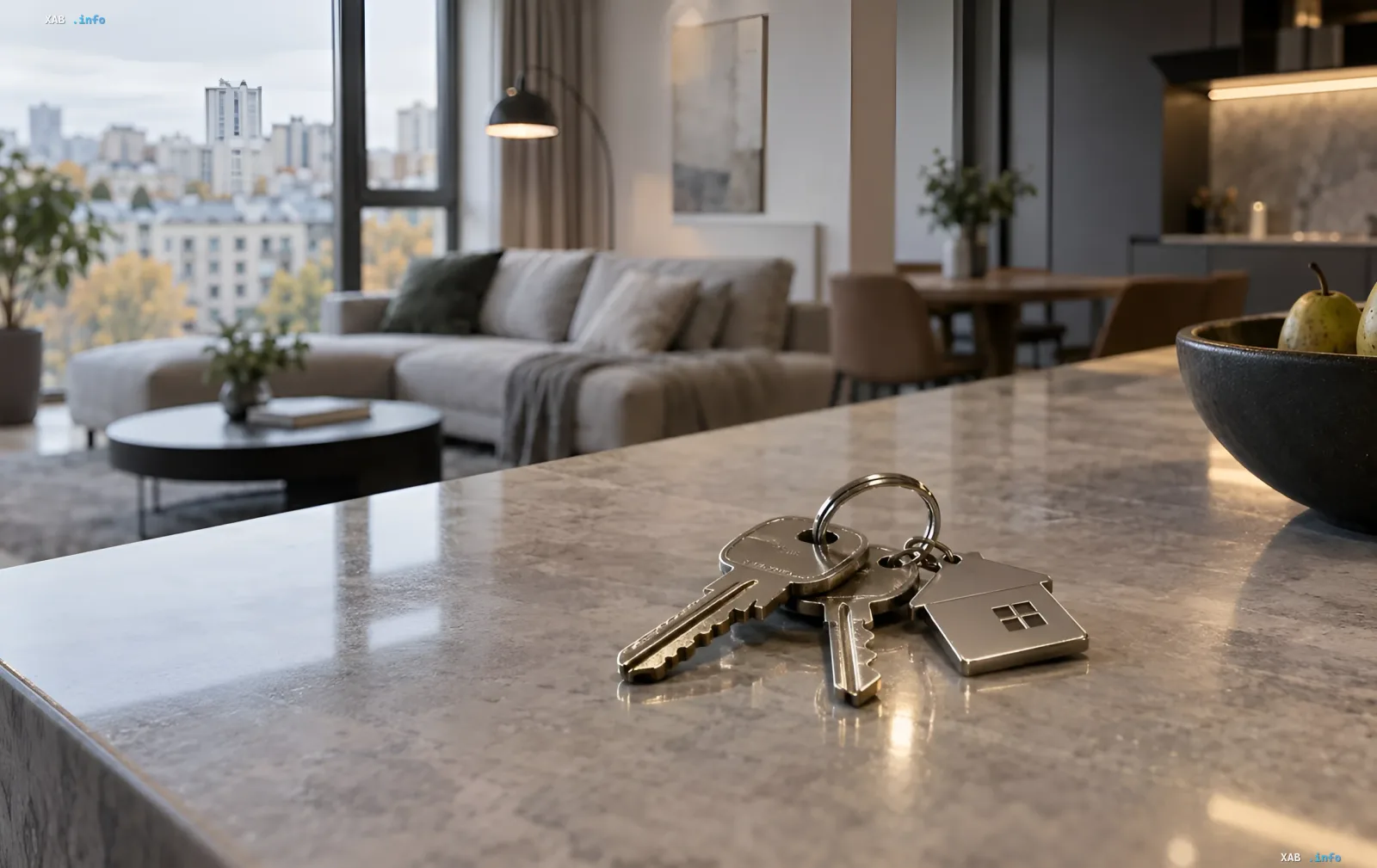 Moderne Wohngebäude in Kiew vor dem Hintergrund von Preisänderungen auf dem Sekundärimmobilienmarkt