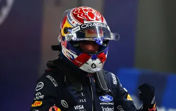 Max Verstappen auf der Strecke beim Formel-1-Grand-Prix von Singapur