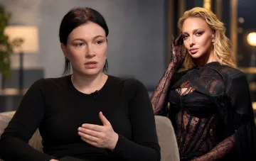 Anastasia Prikhodko in the studio