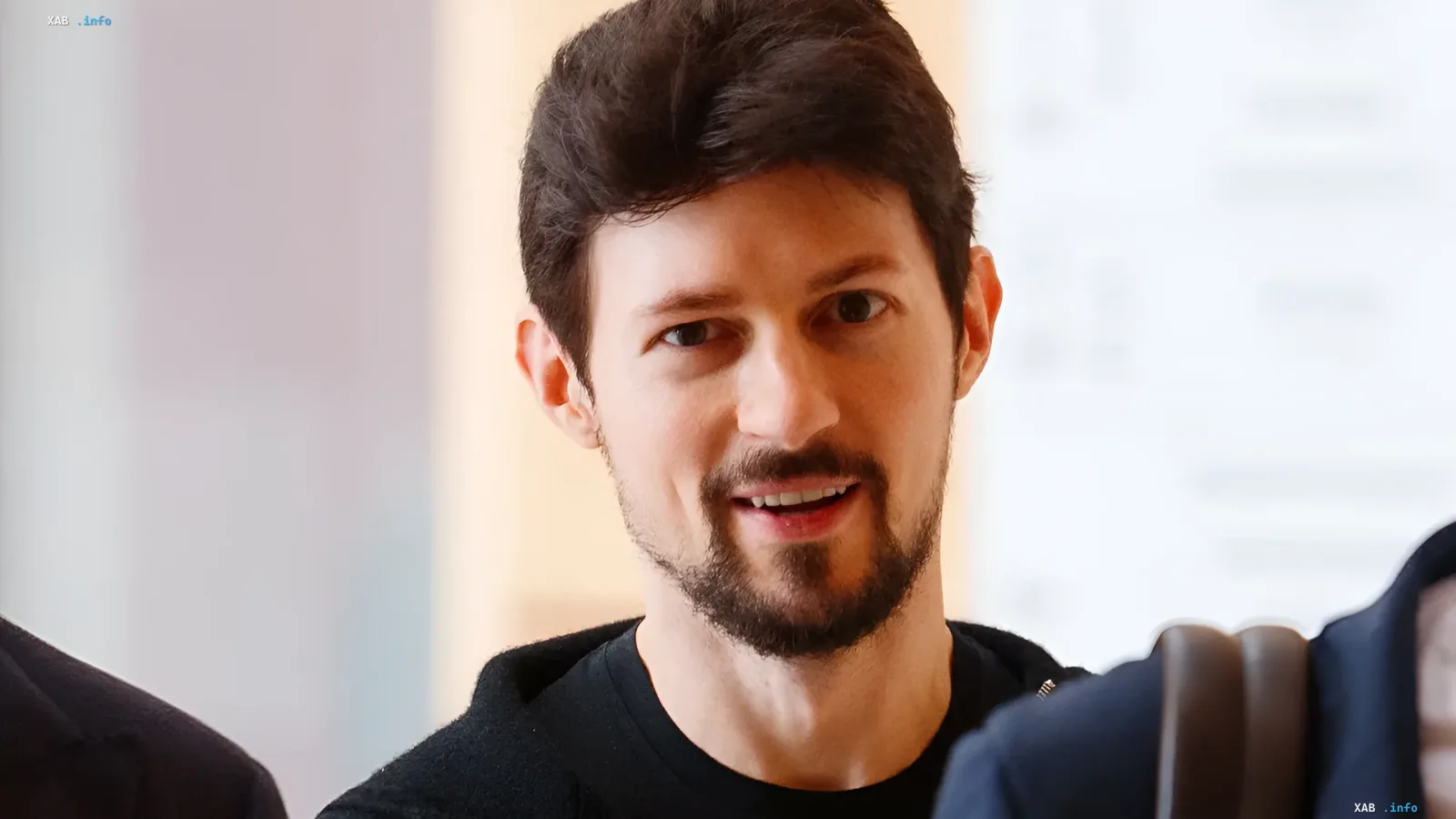 Telegram messenger founder Pavel Durov at a technology conference