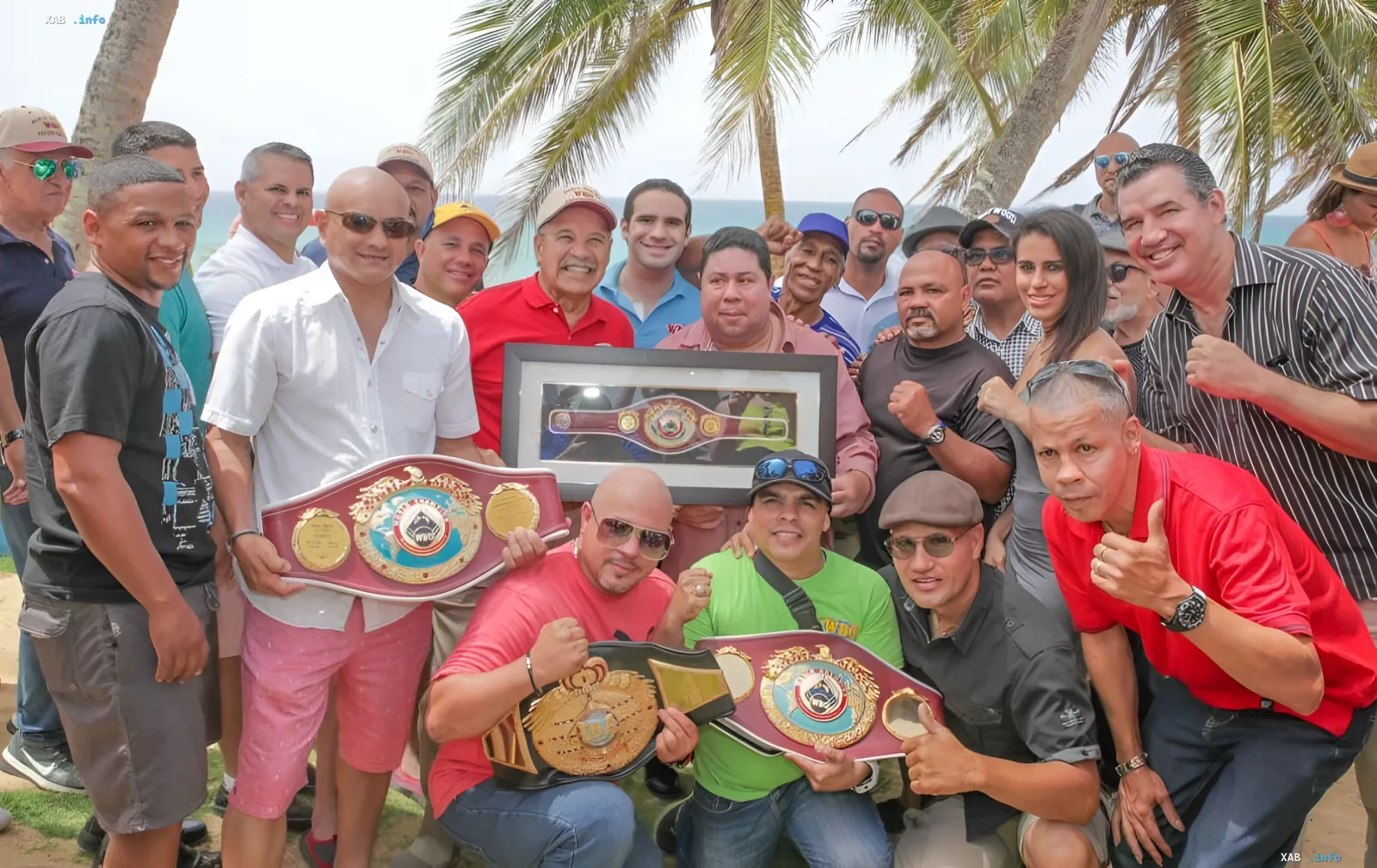 Legendary boxer Wilfredo Gomez in the ring