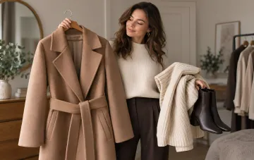 Andre Tan advises investing in coats, cashmere sweaters and quality footwear