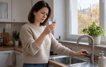 Hähne mit Trinkwasser in einer Stadtwohnung