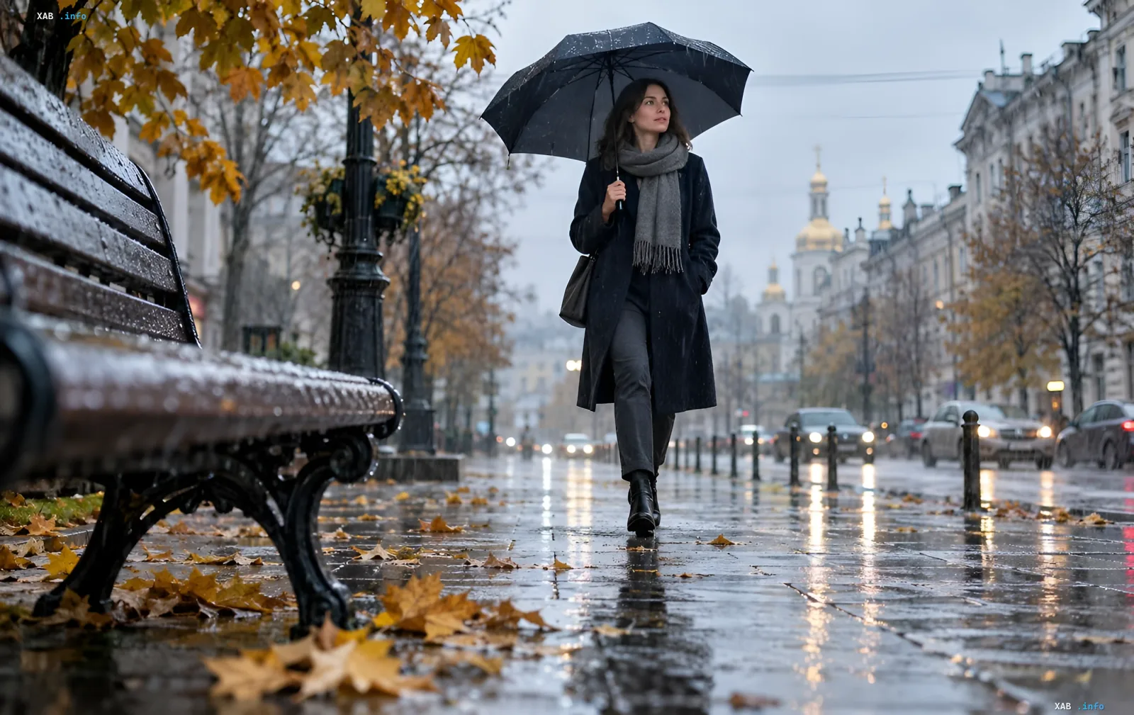 Дощова та холодна погода в Україні в жовтні