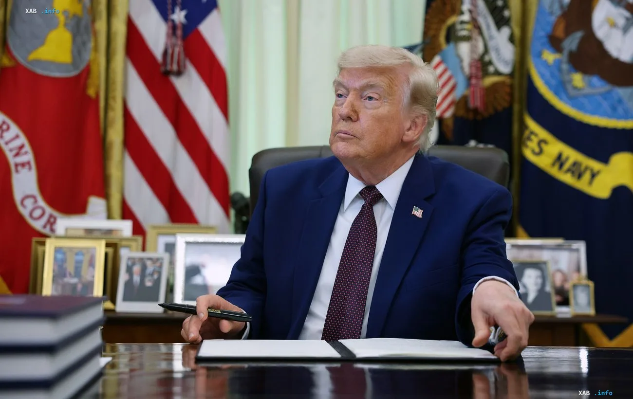 Donald Trump während einer Rede