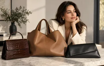 Modische Tasche in Krokodil-Optik für Herbst 2026