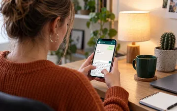 Интерфейс планирования сообщений в WhatsApp