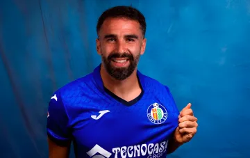 Dani Carvajal on the pitch in a Madrid club jersey