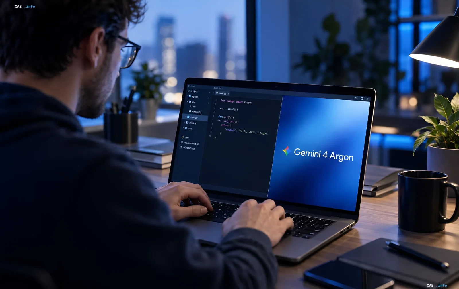 Інтерфейс флагманської ШІ-моделі Google Gemini 4 Argon