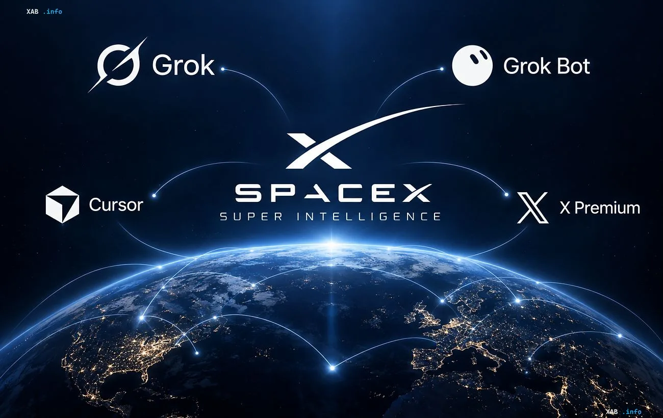 SpaceXSI subscription interface combining Grok, Cursor and X