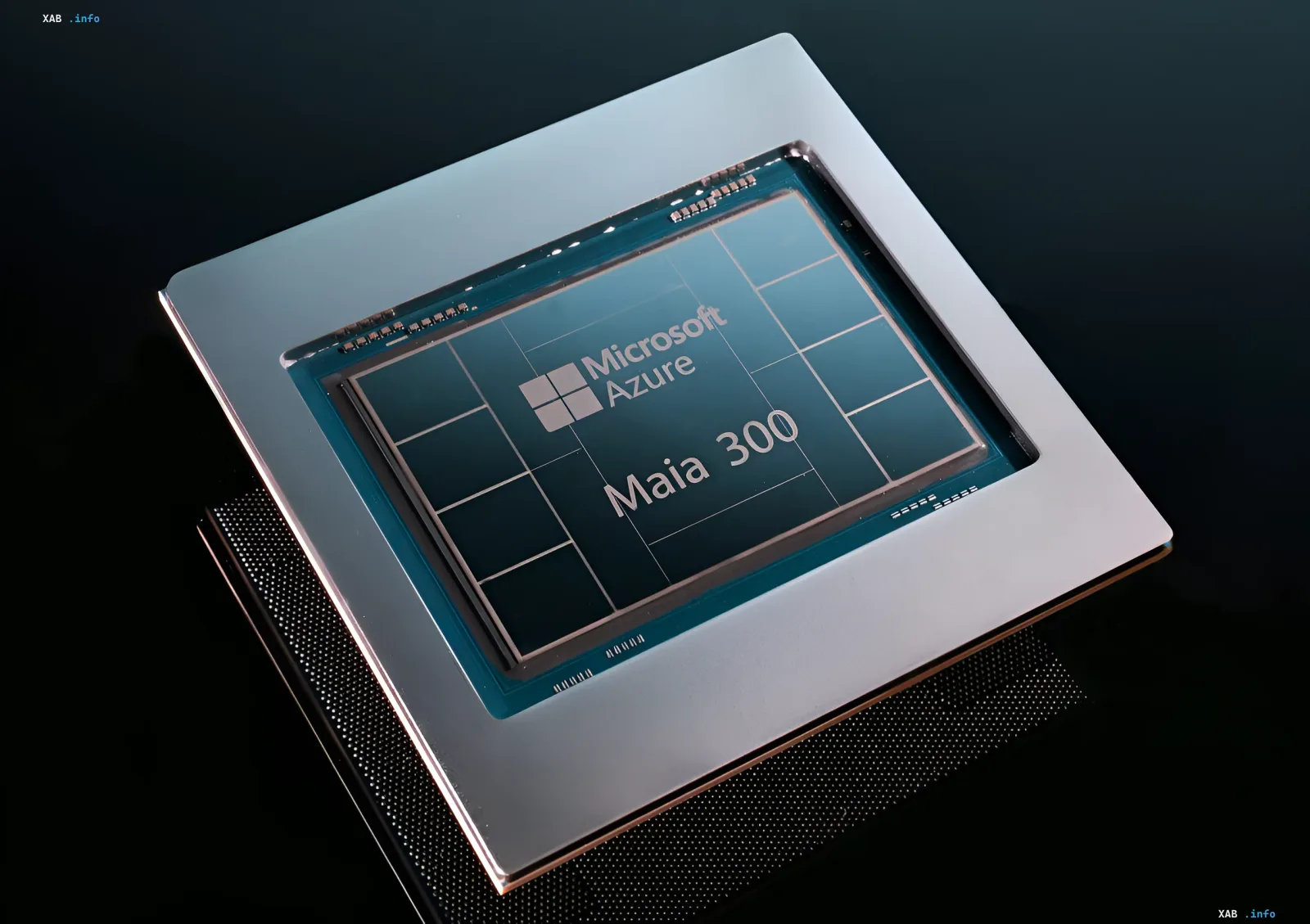 Чип Microsoft Maia 300 в дата-центре