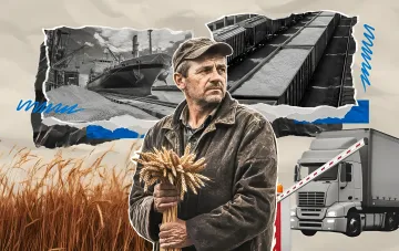 Переповнені зернові склади та елеватори в Україні