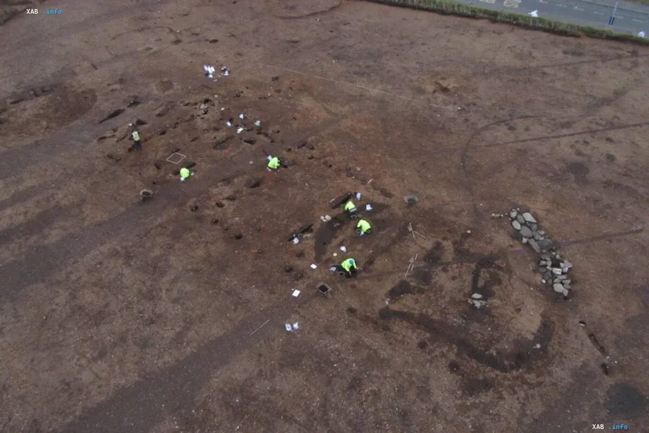Submerged ancient Bronze Age settlement exposed by drought in Great Britain