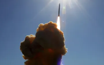 South Korean hypersonic gliding vehicle during testing