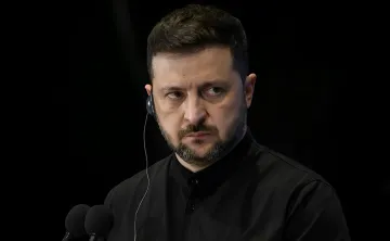 Президент України Володимир Зеленський під час інтерв'ю