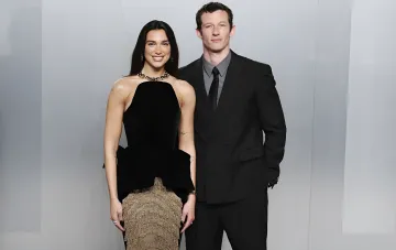 Dua Lipa and Callum Turner attending the Metropolitan Opera gala in New York