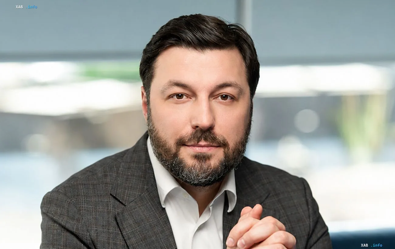 D.Solutions CEO Serhii Kovalenko during an interview