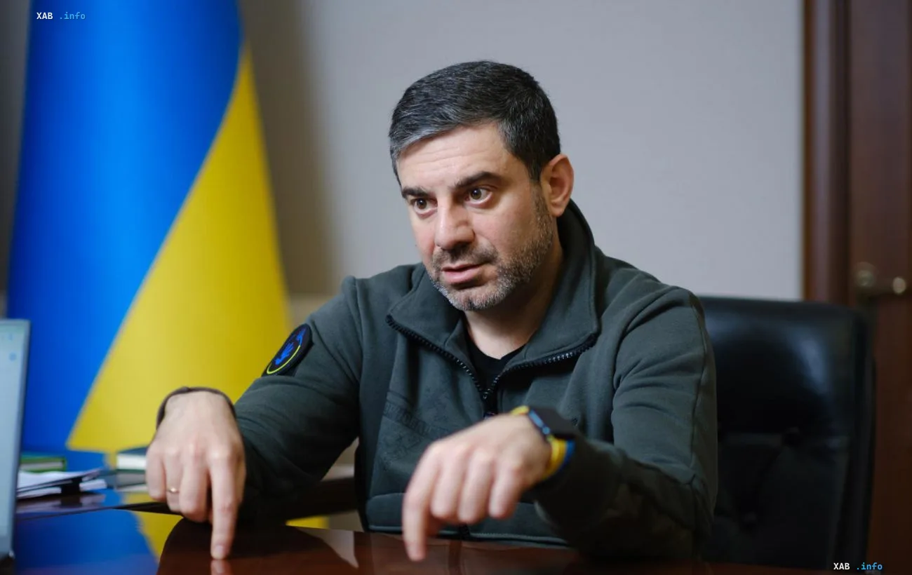 Verkhovna Rada Commissioner for Human Rights Dmytro Lubinets during a briefing