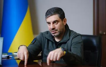 Verkhovna Rada Commissioner for Human Rights Dmytro Lubinets during a briefing